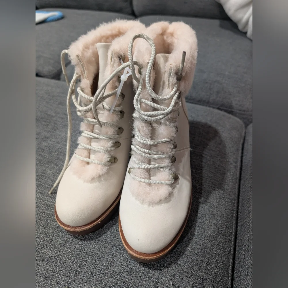 Kork-Ease Women’s Winslet Hiker Ankle Boot In Cream